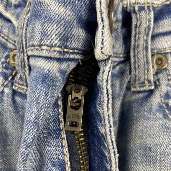 BKE Jeans Mens 30x29'' Short Bootleg Aiden Distressed Blue Denim Cowboy - Picture 11 of 16